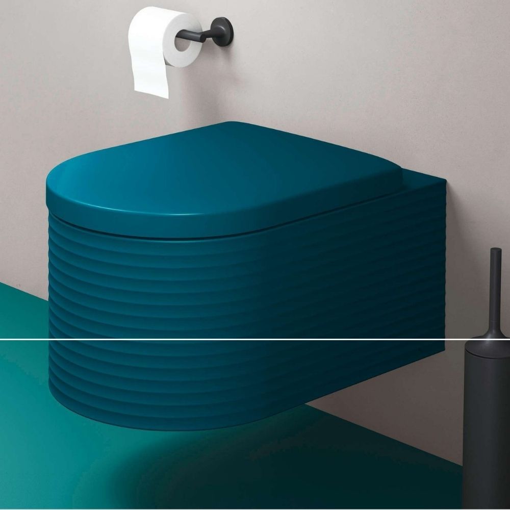 Duravit Greenblue Matt Groove Wall Hung Toilet